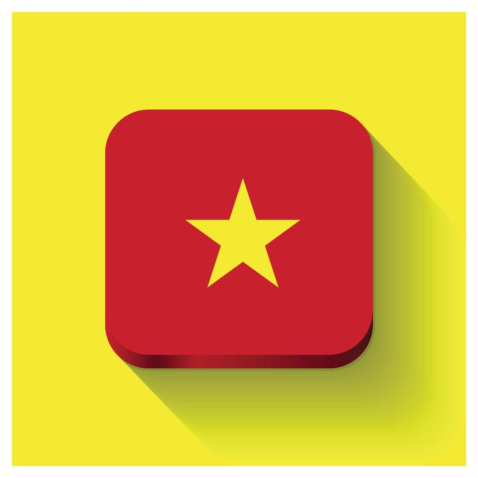 Vietnam flag design vector