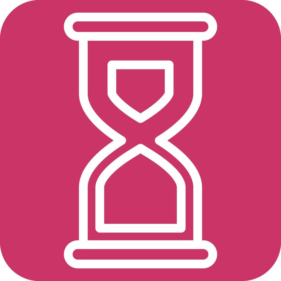 Sand Clock Icon Style vector