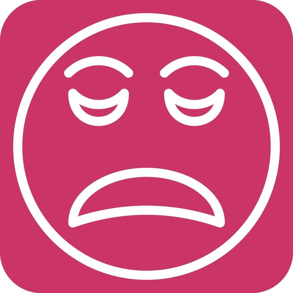Disappointed Icon Style vector