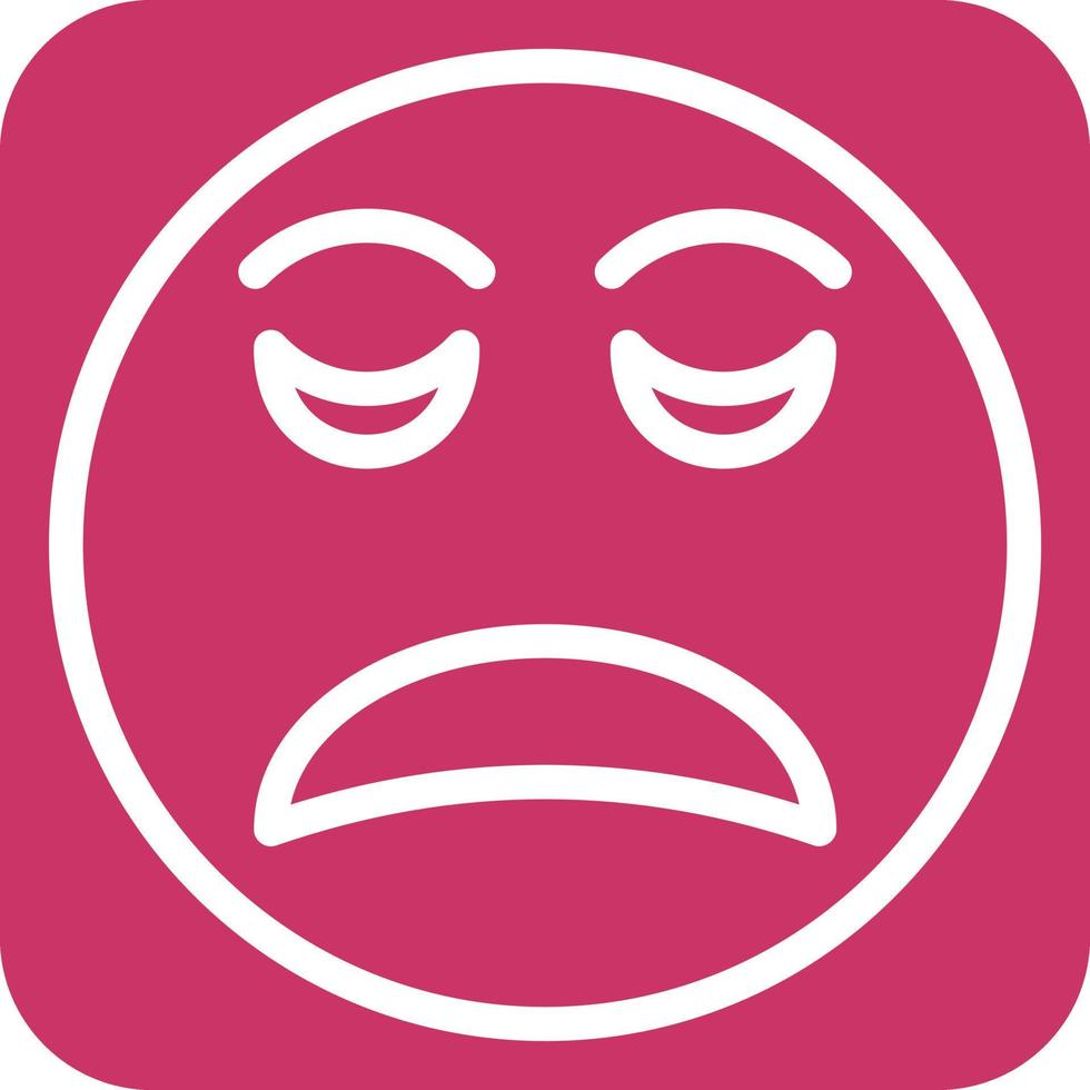 Disappointed Icon Style vector