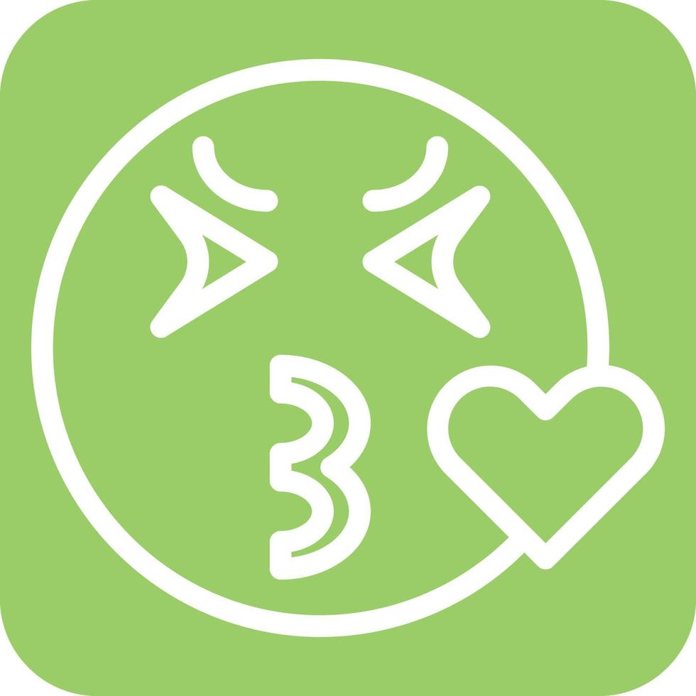 Kiss Icon Style vector