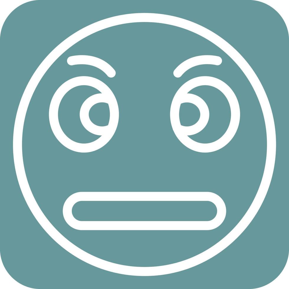 Rolling Eyes Icon Style vector