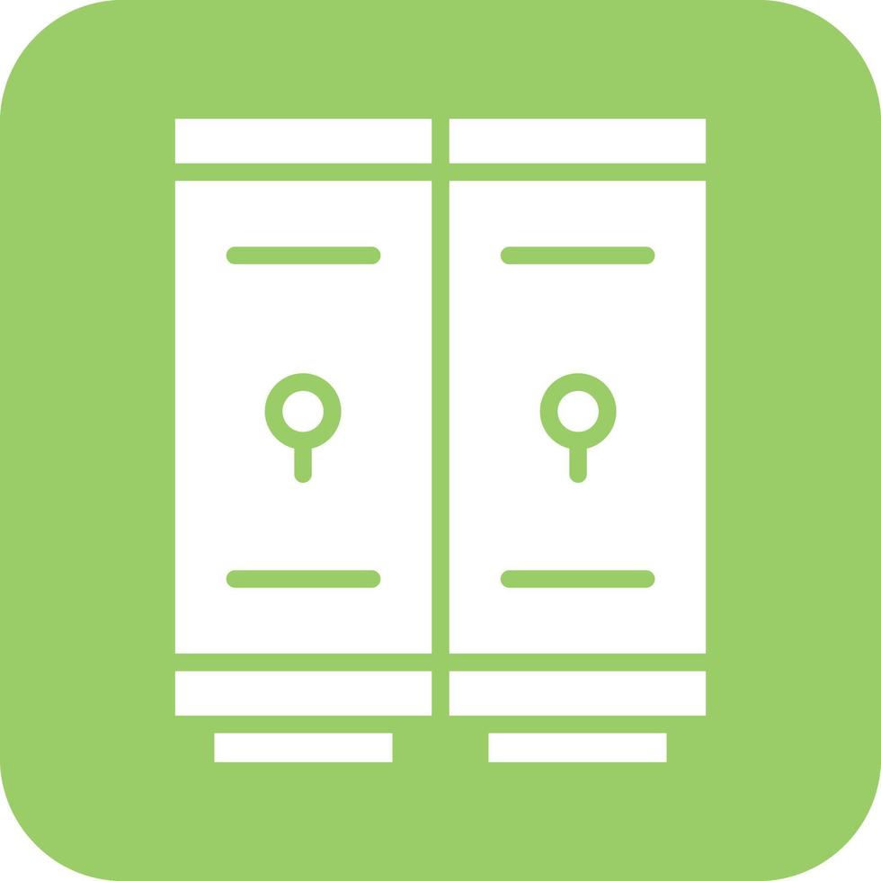 Lockers Icon Style vector