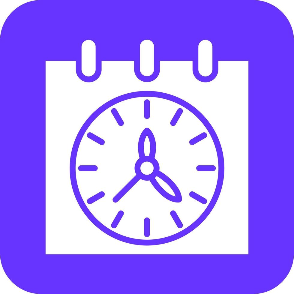 Timetable Icon Style vector