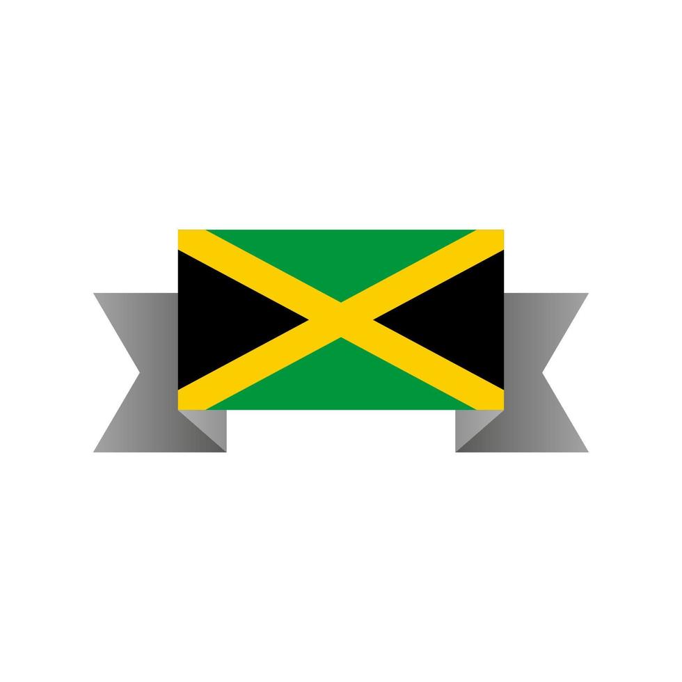 Illustration of Jamaica flag Template vector