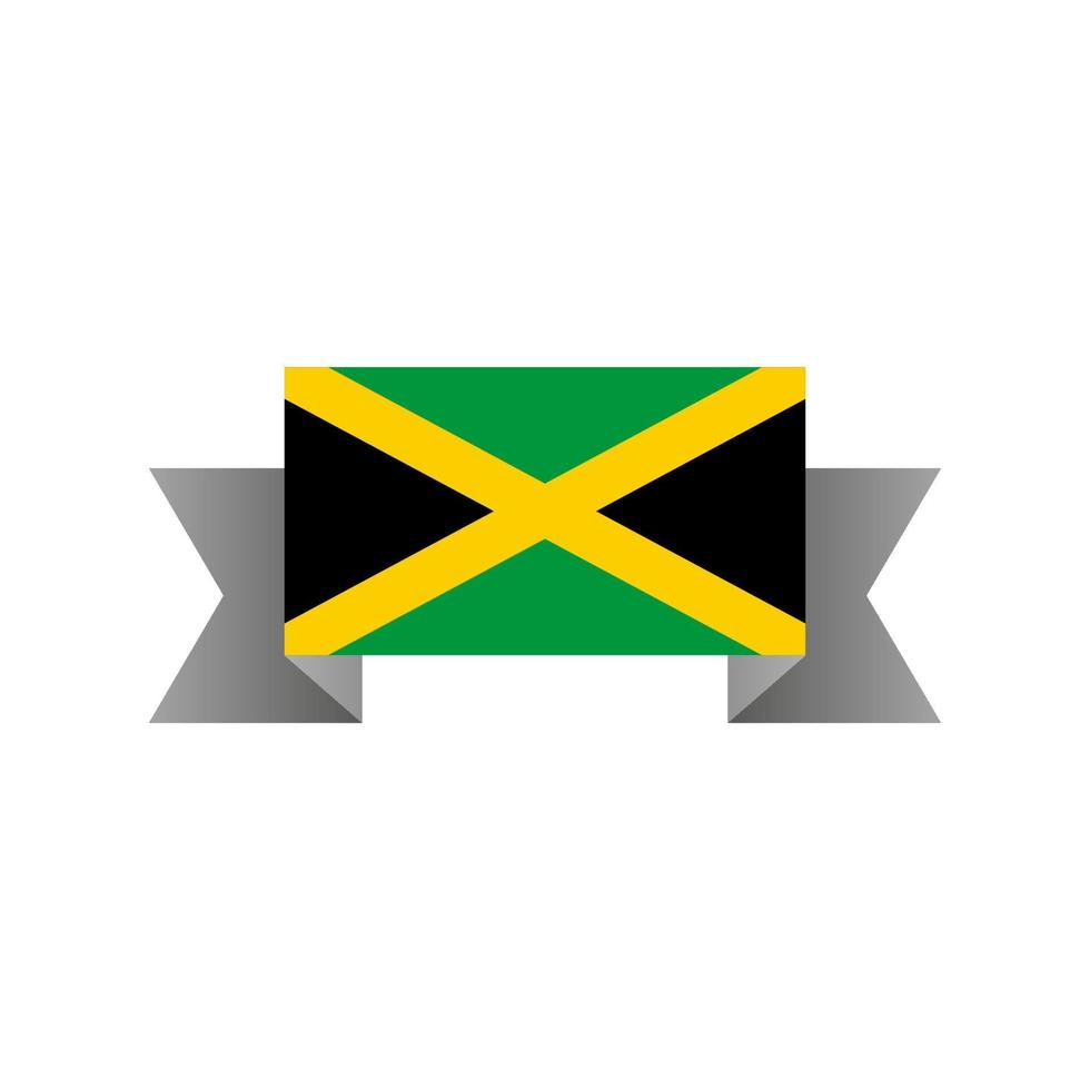 Illustration of Jamaica flag Template vector