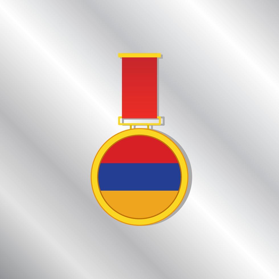 ilustración de la plantilla de la bandera de armenia vector