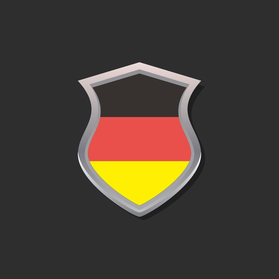 Illustration of Germany flag Template vector