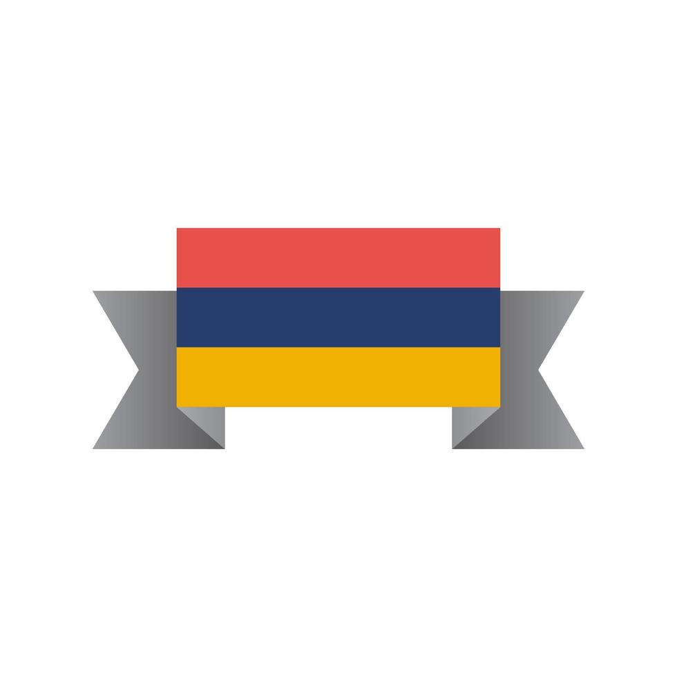 Illustration of Armenia flag Template vector