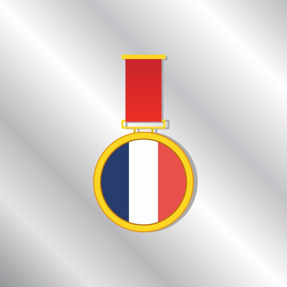 Illustration of France flag Template vector