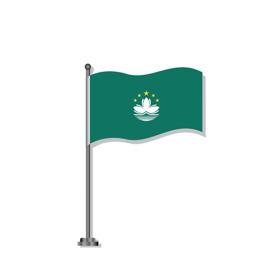 Illustration of Macau flag Template vector