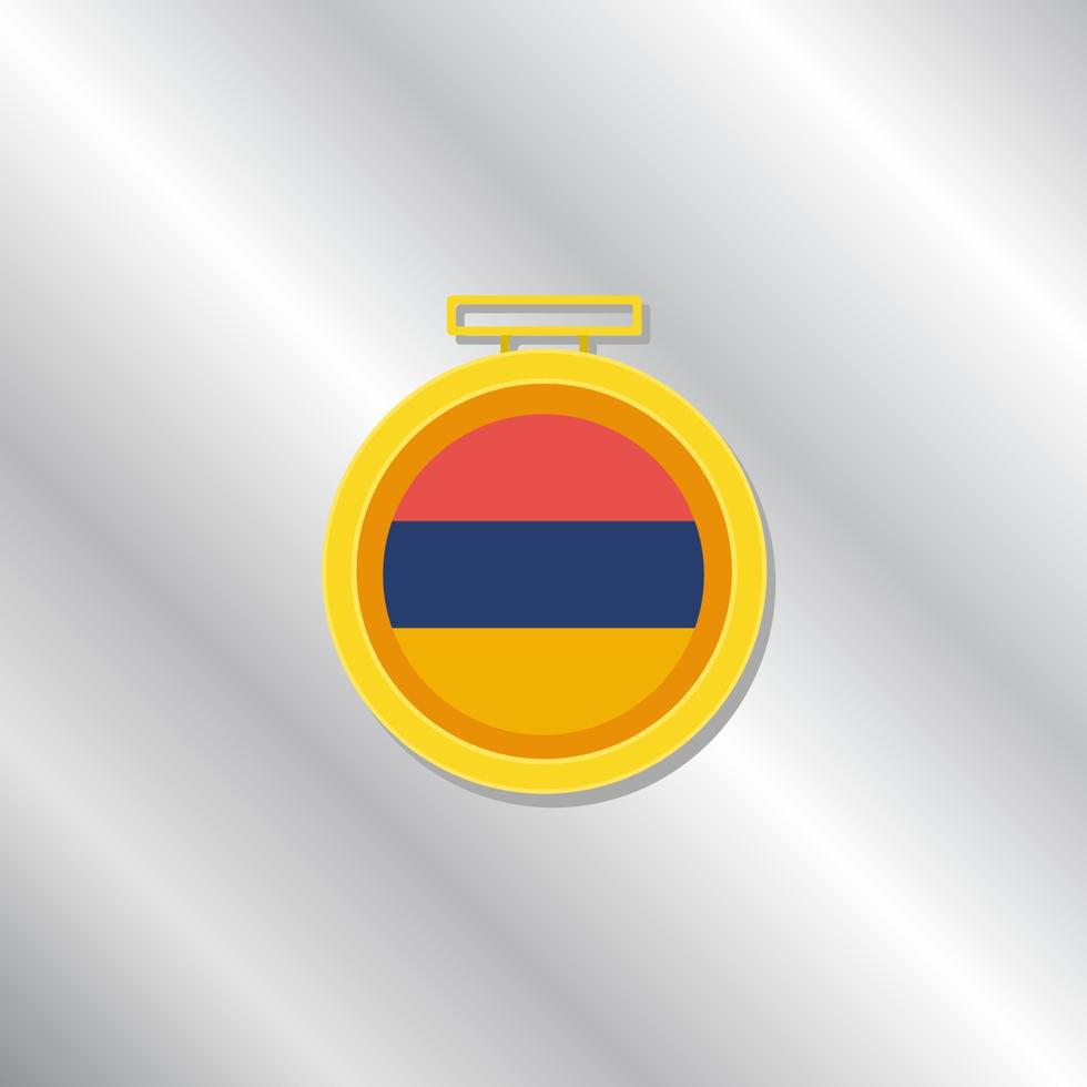 Illustration of Armenia flag Template vector