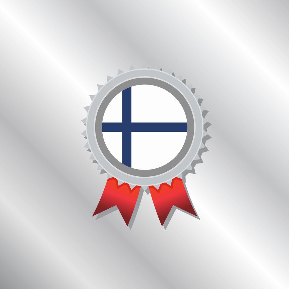 Illustration of Finland flag Template vector