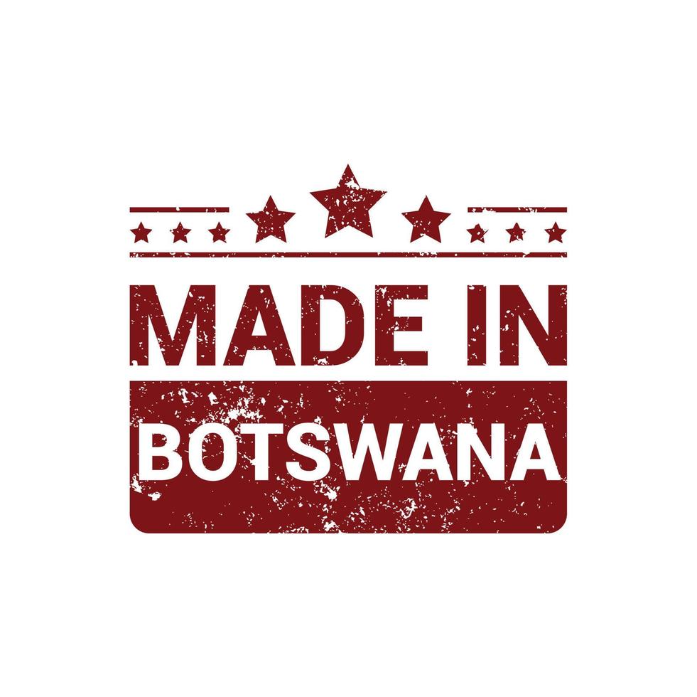 Botswana stamp design vector