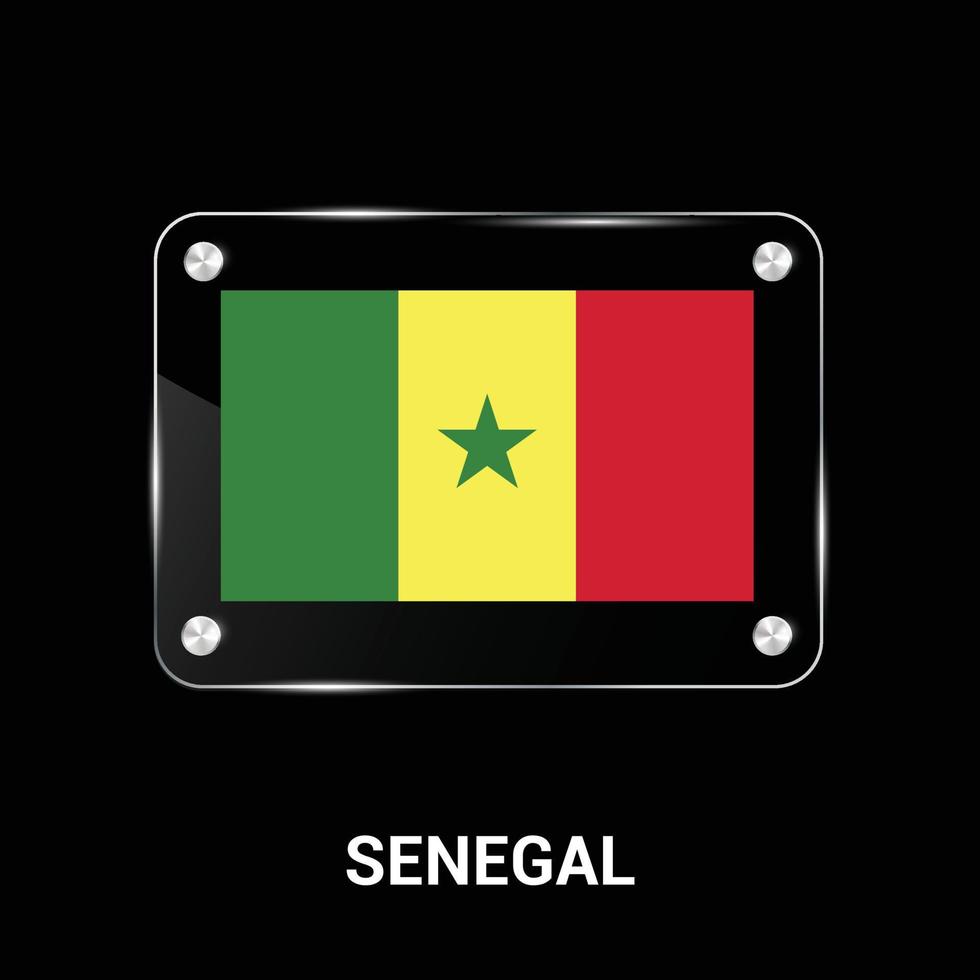 Senegal flags design vector