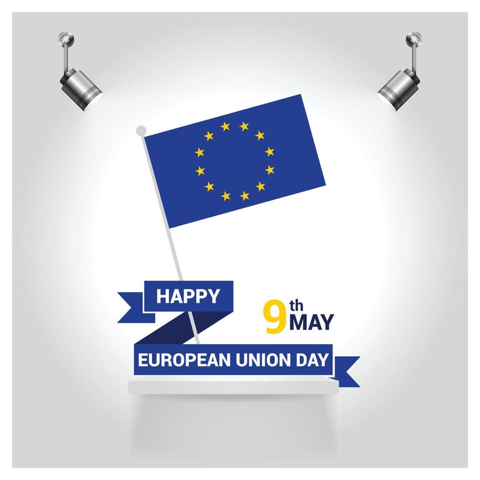 European Union flag design vector