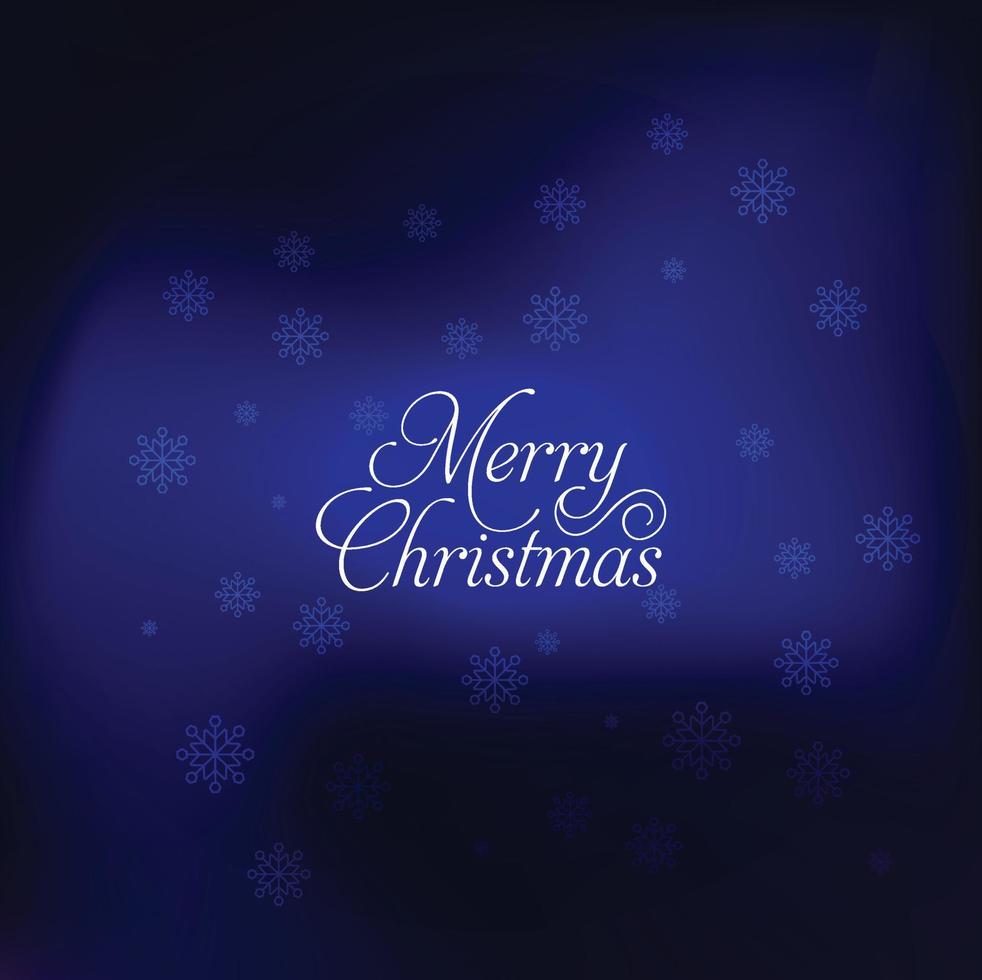 Merry Christmas card with elegent design and typography vector