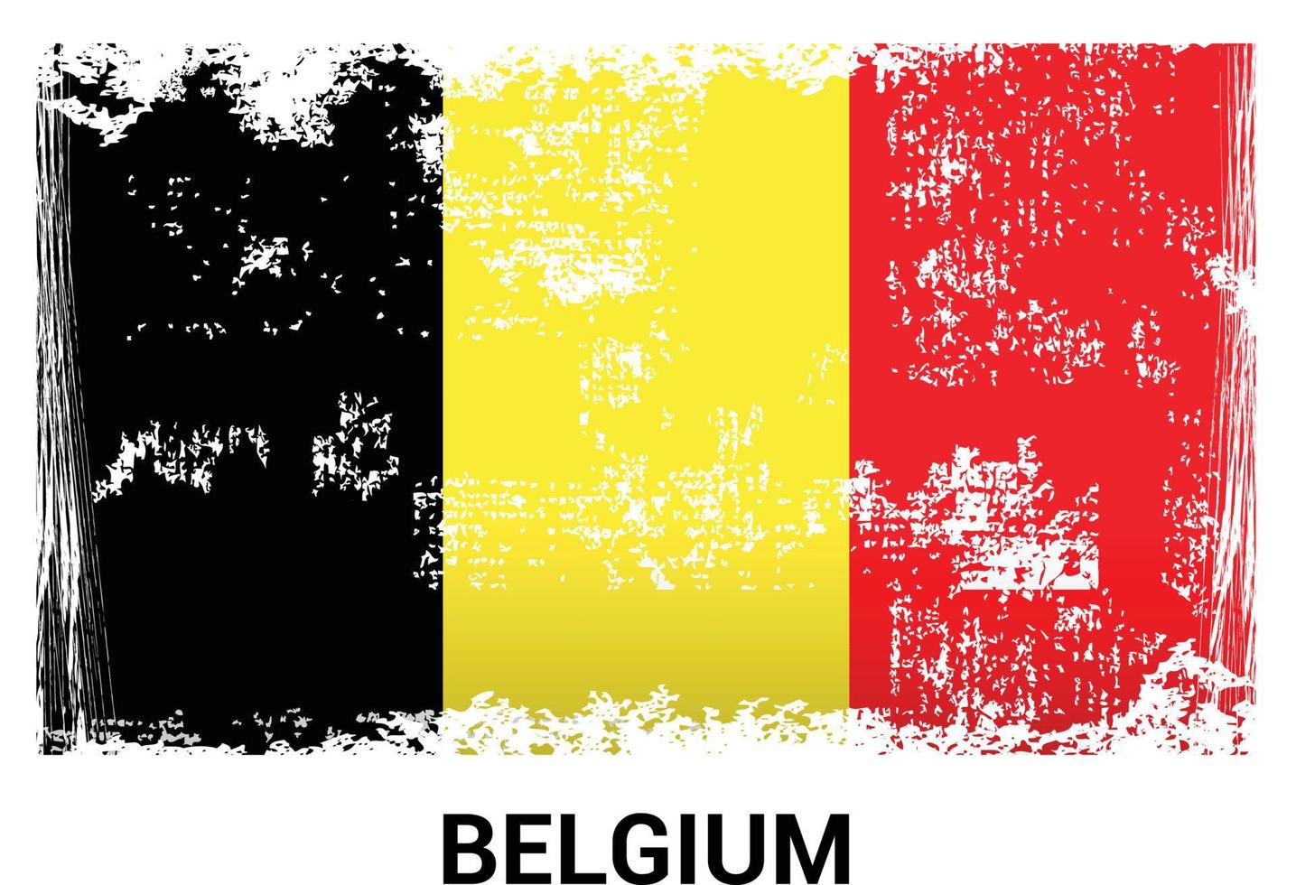 vector de diseño de bandera de bélgica