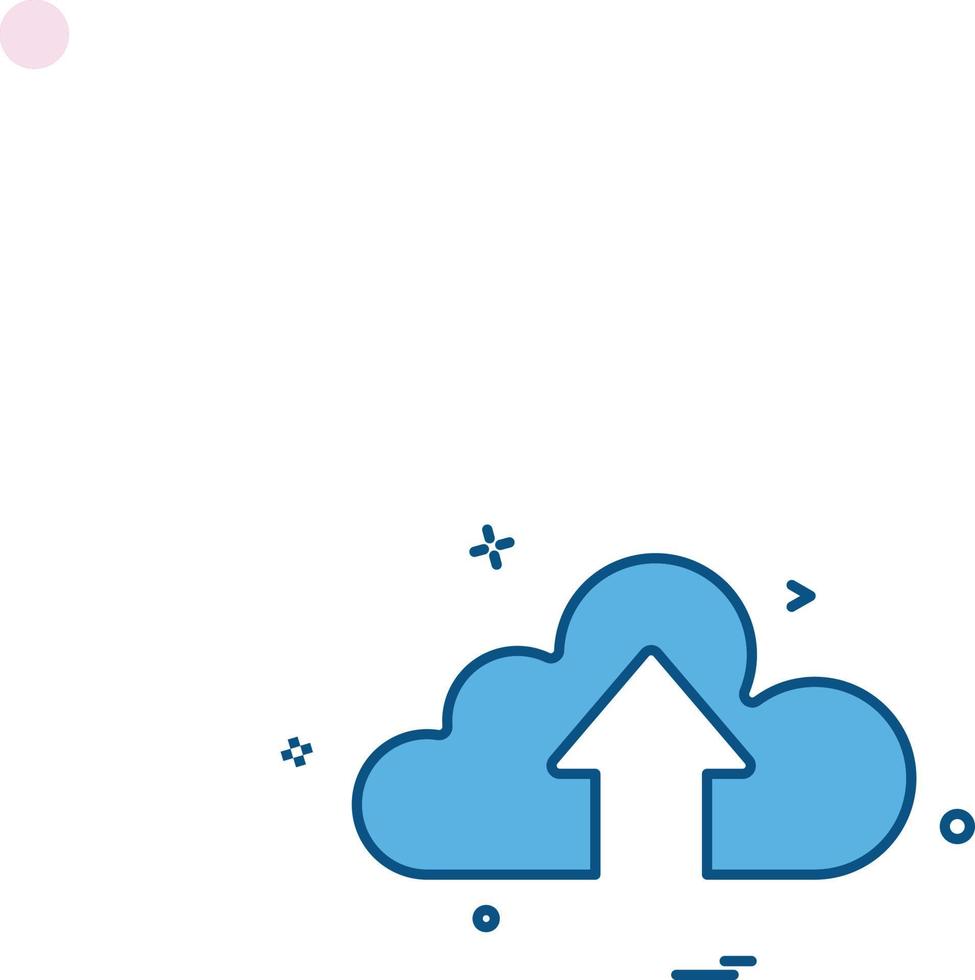 cloud up vector design