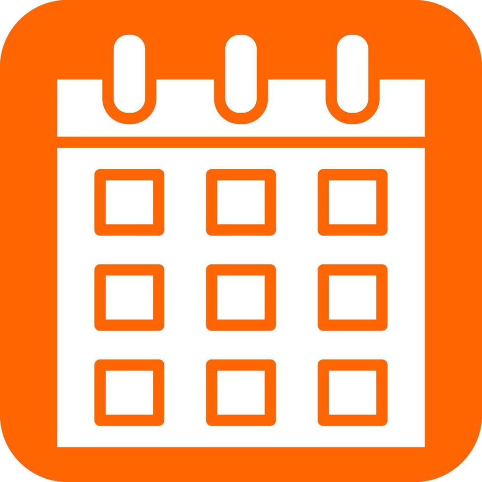 estilo de icono de calendario vector