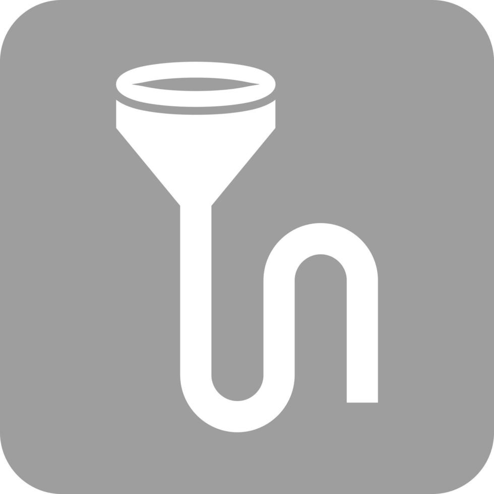 cerveza bong glifo icono de fondo redondo vector