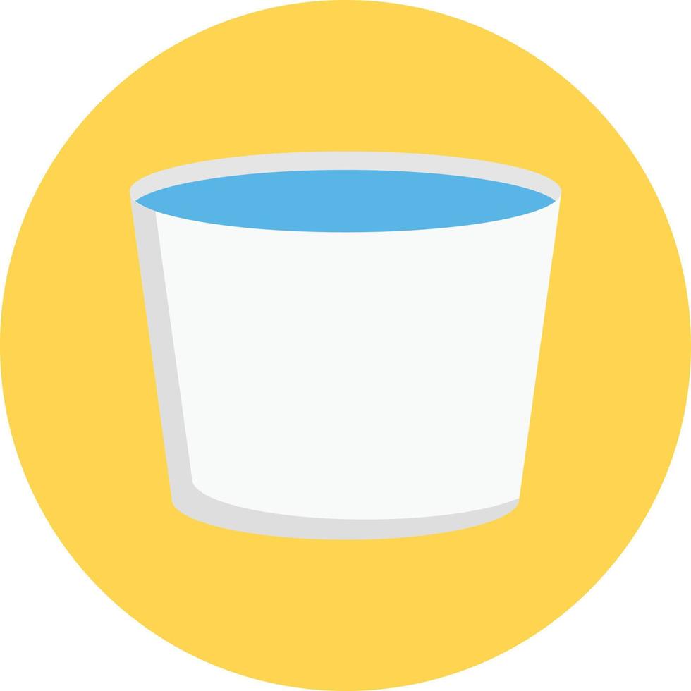 ilustración de vector de bañera de agua en un fondo. símbolos de calidad premium. iconos vectoriales para concepto y diseño gráfico.