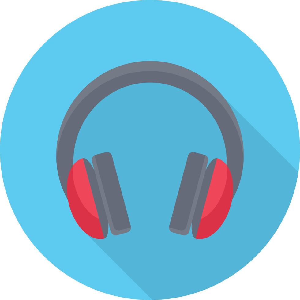 Ilustración de vector de auriculares en un fondo. Símbolos de calidad premium. Iconos vectoriales para concepto y diseño gráfico.