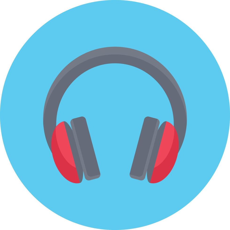 Ilustración de vector de auriculares en un fondo. Símbolos de calidad premium. Iconos vectoriales para concepto y diseño gráfico.