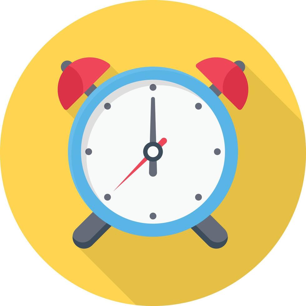 ilustración vectorial de alarma en un fondo. símbolos de calidad premium. iconos vectoriales para concepto y diseño gráfico. vector