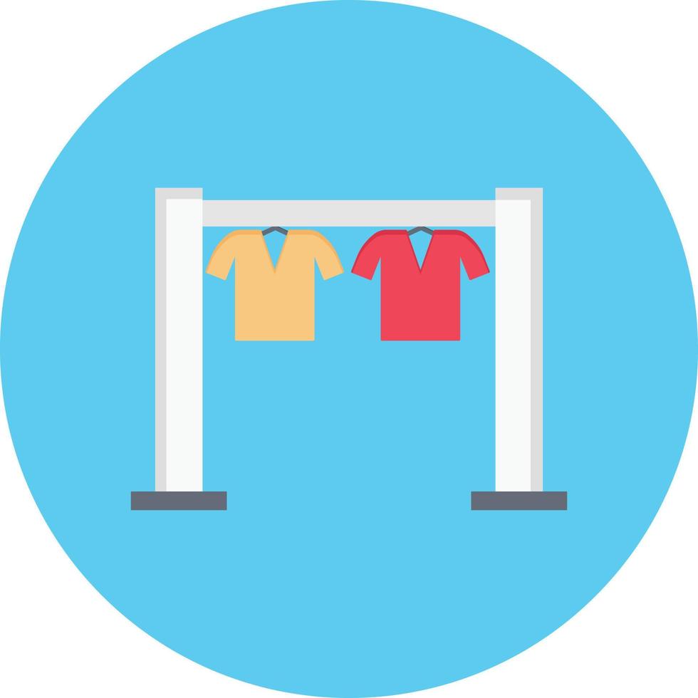 shirt hanging vector illustration on a background.Premium quality symbols.vector icons for concept and graphic design.