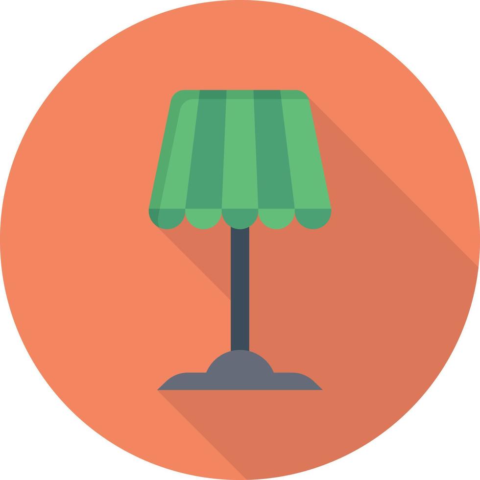 ilustración de vector de lámpara en un fondo. símbolos de calidad premium. iconos vectoriales para concepto y diseño gráfico.