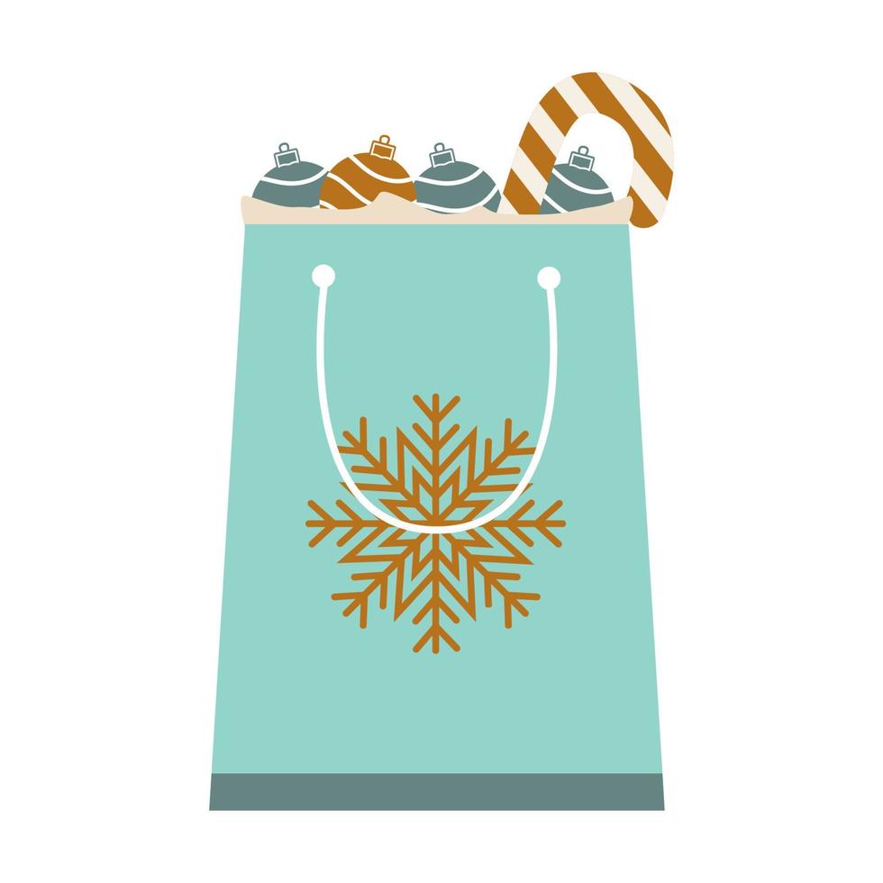 illustration of Christmas package with gifts vector