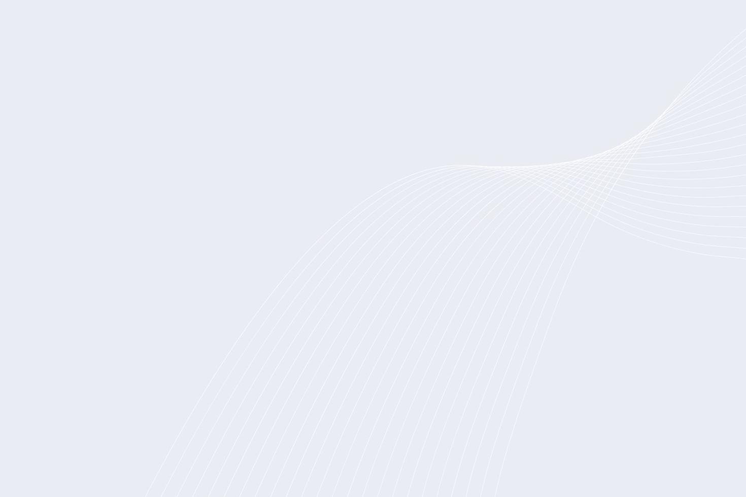 White light curve line modern gradient background. wavy lines light Gradient white background vector