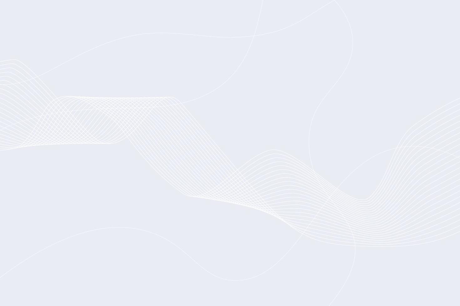 Abstract background with wavy lines white background. Abstract gradient background design vector