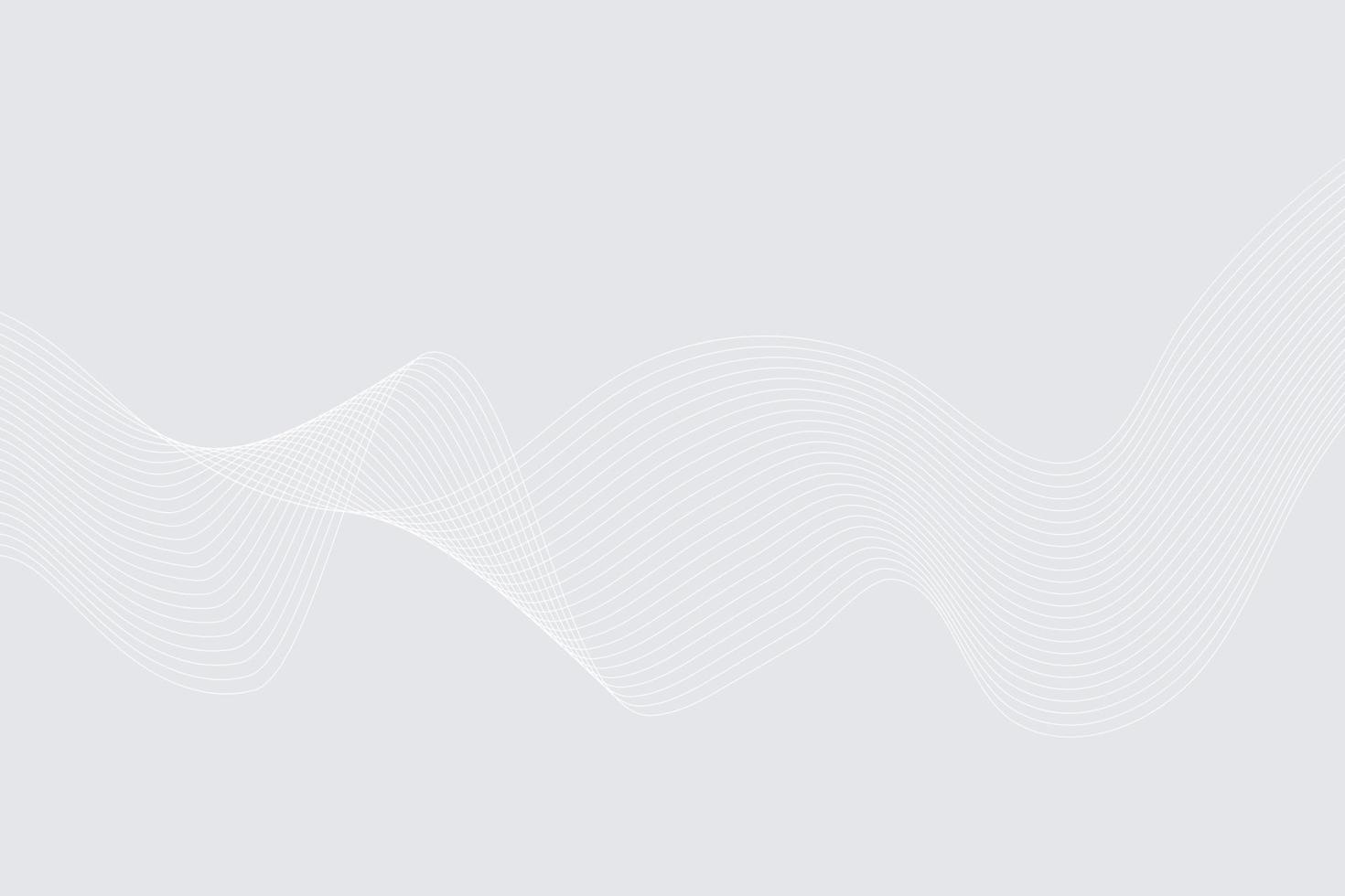 Abstract background with wavy lines white background. Abstract gradient background design vector