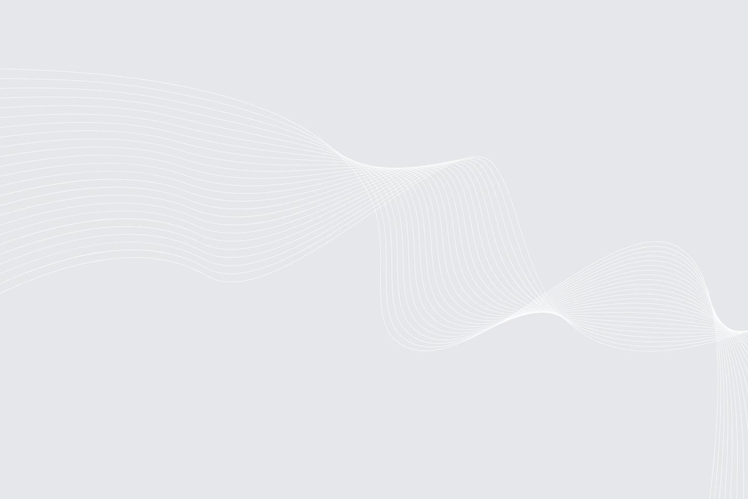 Abstract background with wavy lines white background. Abstract gradient background design vector