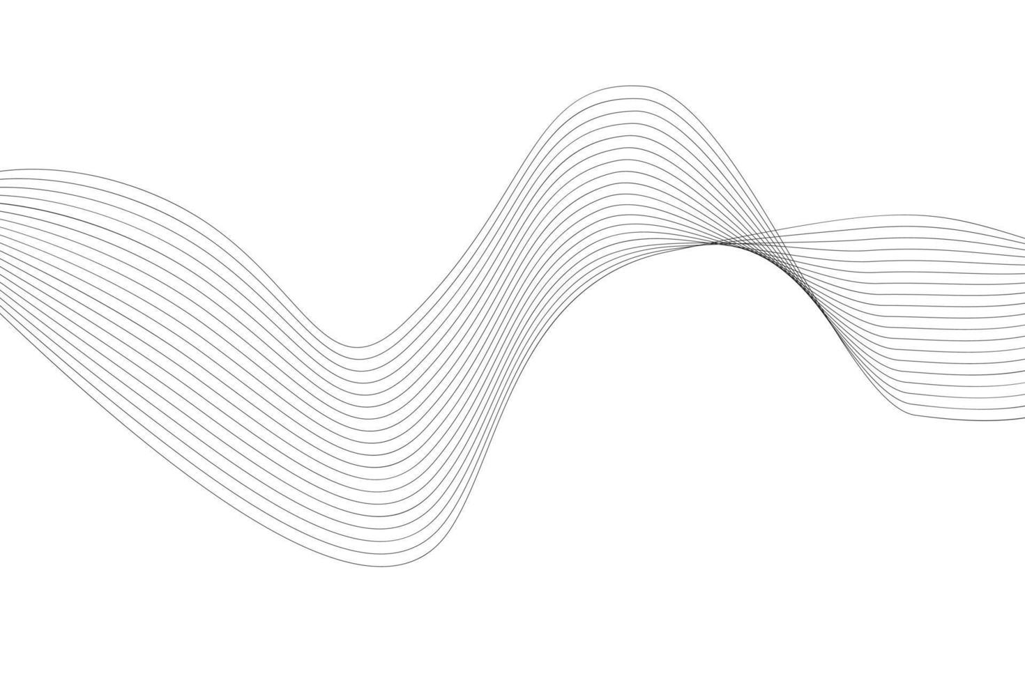 fondo abstracto con fondo blanco de líneas onduladas. diseño de fondo degradado abstracto vector