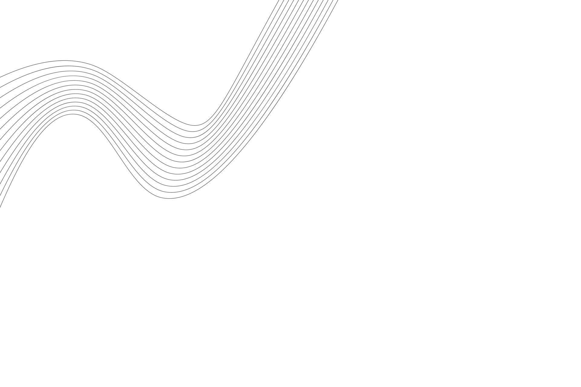 Abstract line wave white background. Modern wavy line abstract