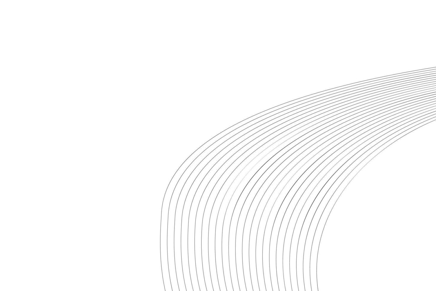 Abstract line wave element white background. Wave line element vector