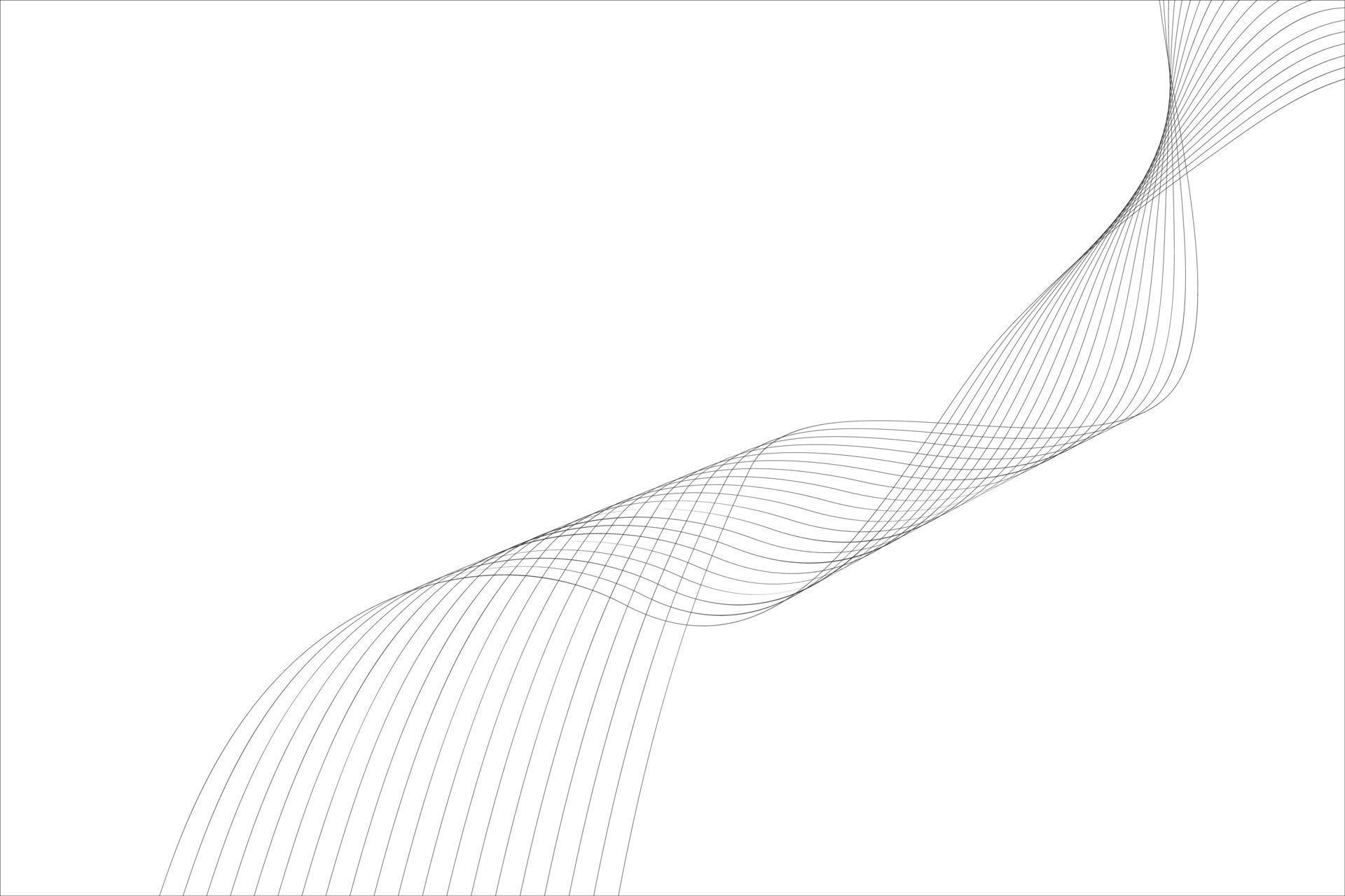 Abstract line wave white background. Modern wavy line abstract