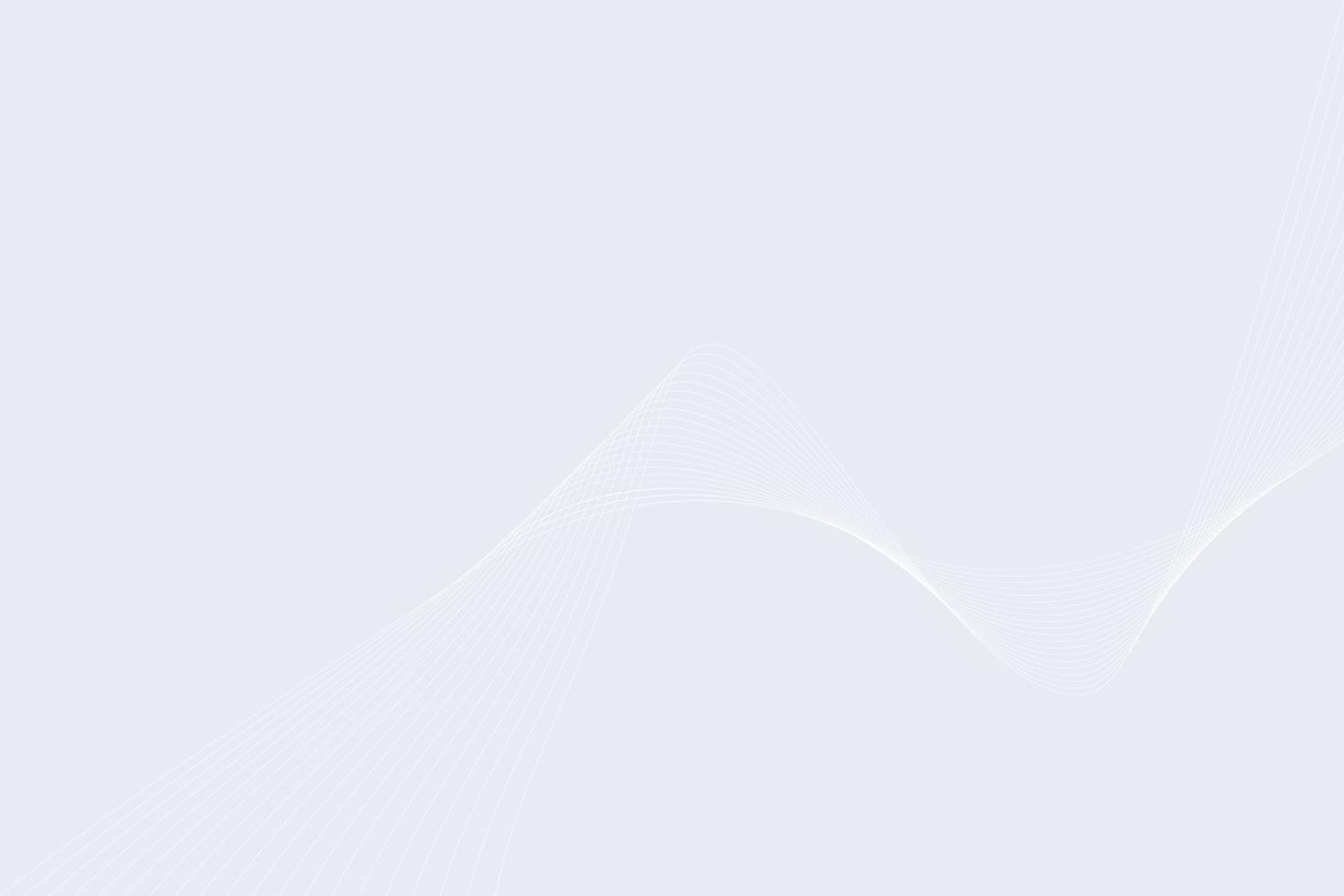 Abstract Wave line light white background. gradient gray color modern background vector