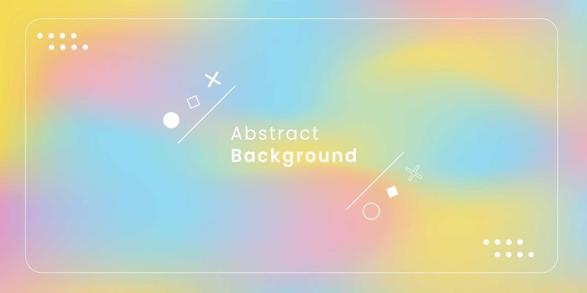 Pastel Color Vector Background with Abstract Geometric Ornament. For Use of Web Pages, Event Banners, Advertising Promotions, Display Wallpapers and More.