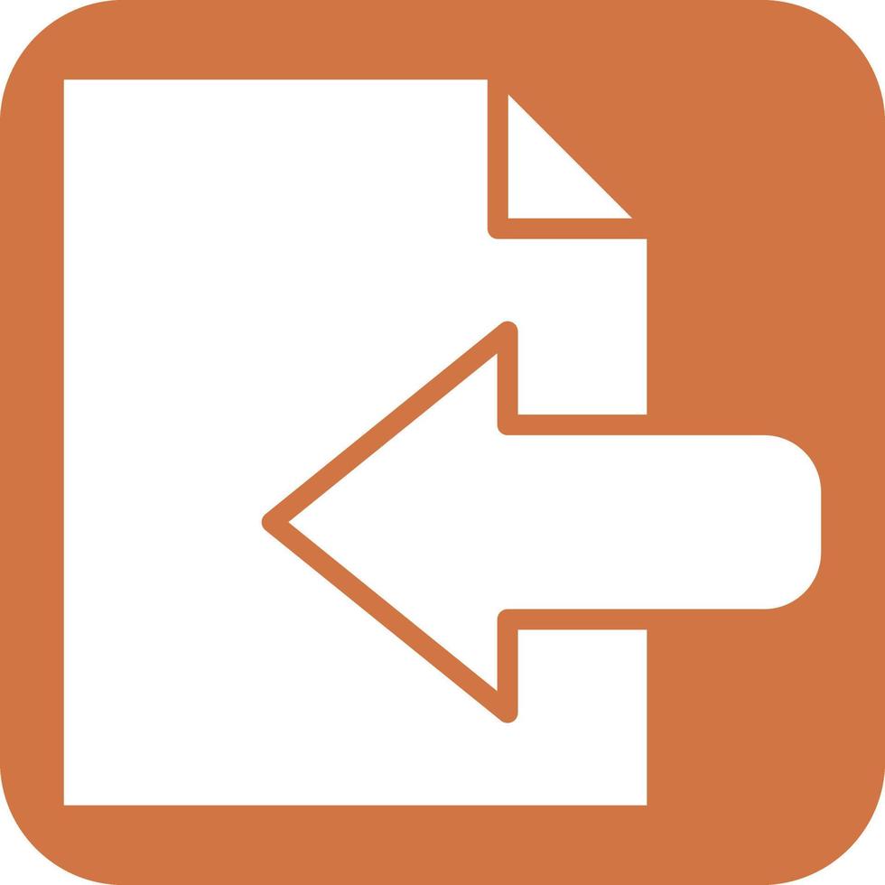 Import Icon Style vector