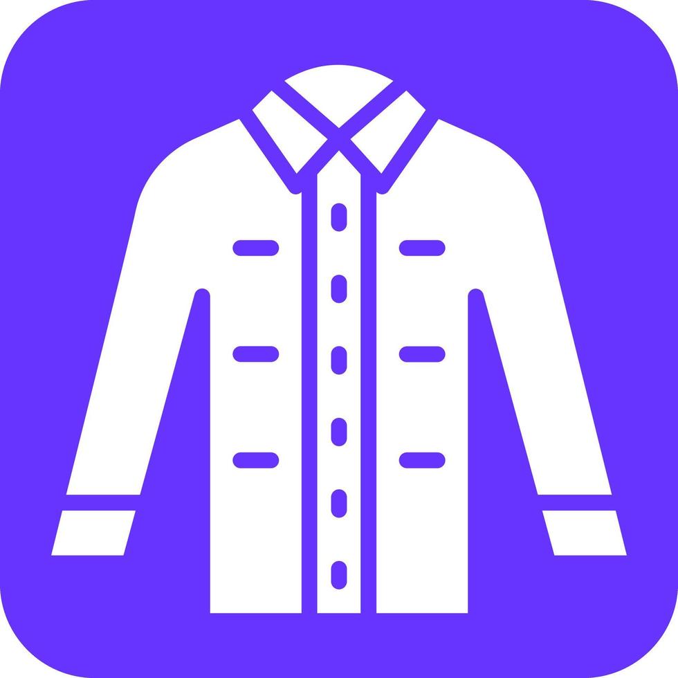 Dress Shirt Icon Style vector