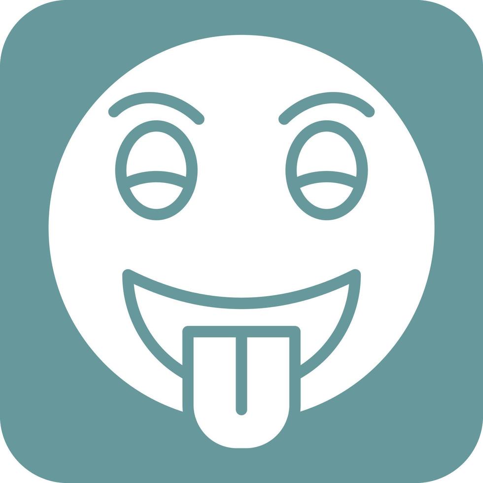 Tongue Out Icon Style vector