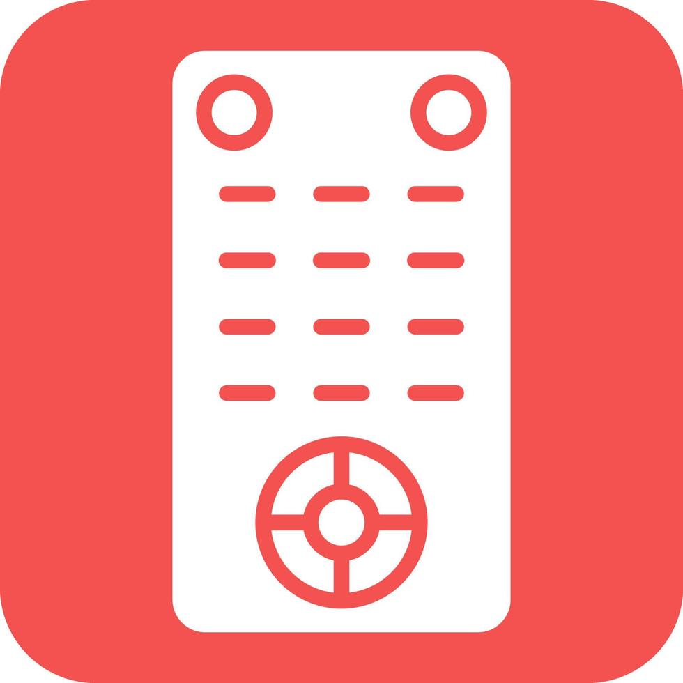 estilo de icono de control remoto vector