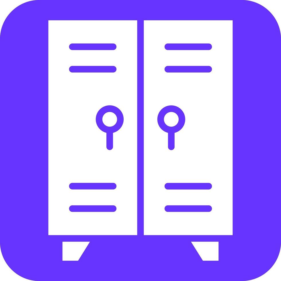 Lockers Icon Style vector