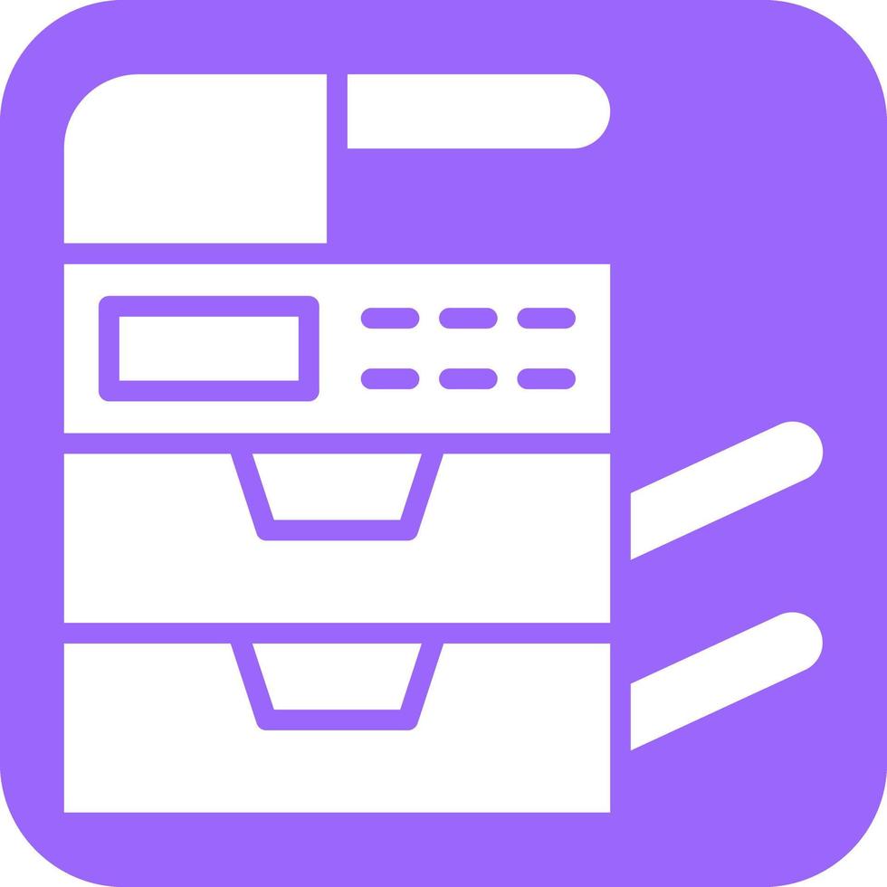 Photocopier Icon Style vector