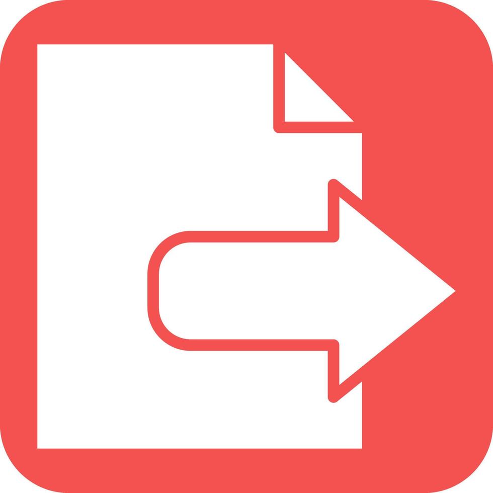 Export Icon Style vector