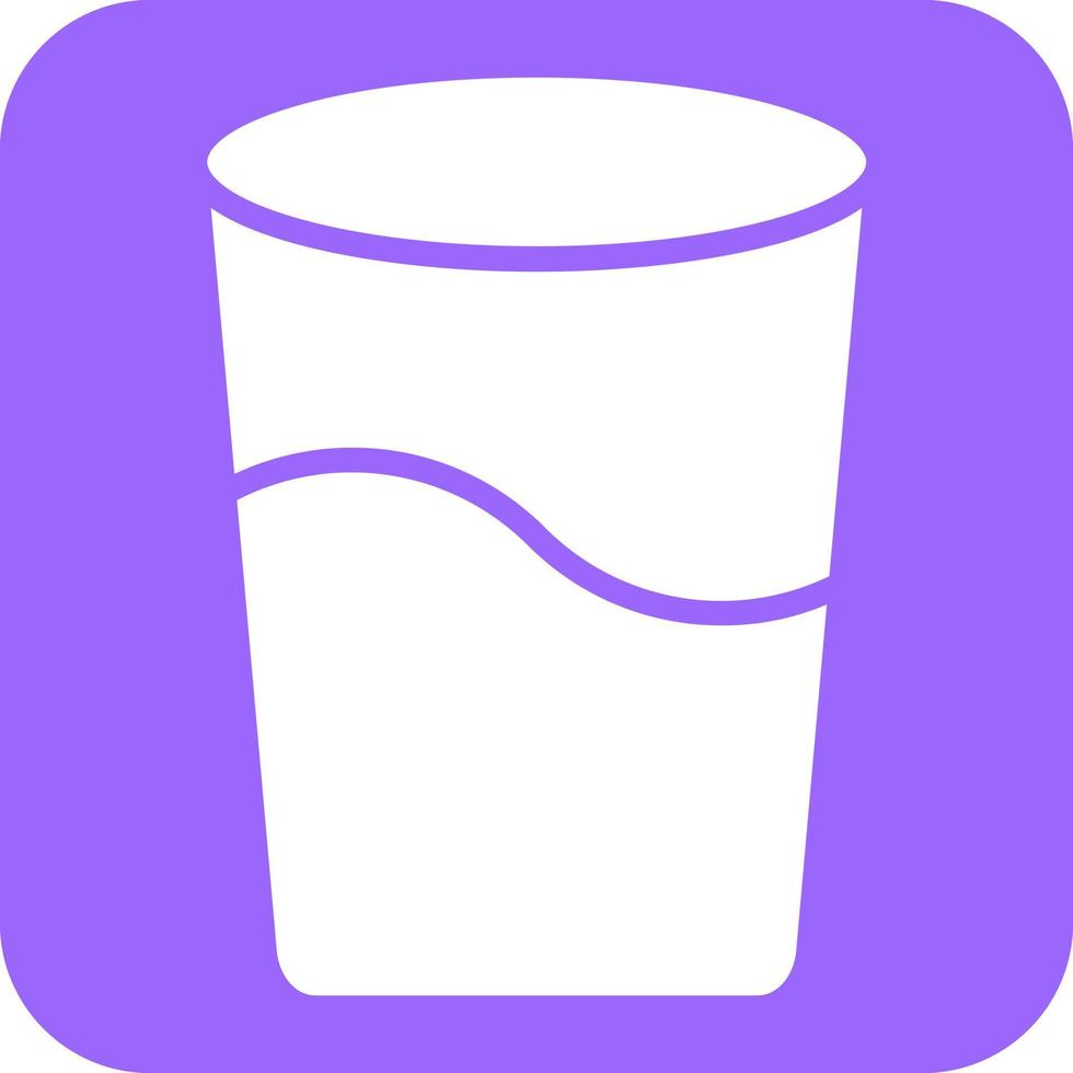 Water Glass Icon Style vector